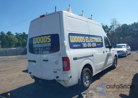 2013 Nissan Nv Cargo Nv2500 Hd Sv V8 из США, поврежденный, VIN 1N6AF0LY3DN113547